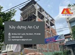 Khởi công xây dựng nhà đẹp 4 tầng ở quận Tân Bình