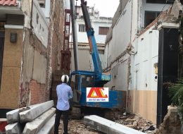 Thông tin công trình thi công xây dựng nhà tại quận Tân Phú