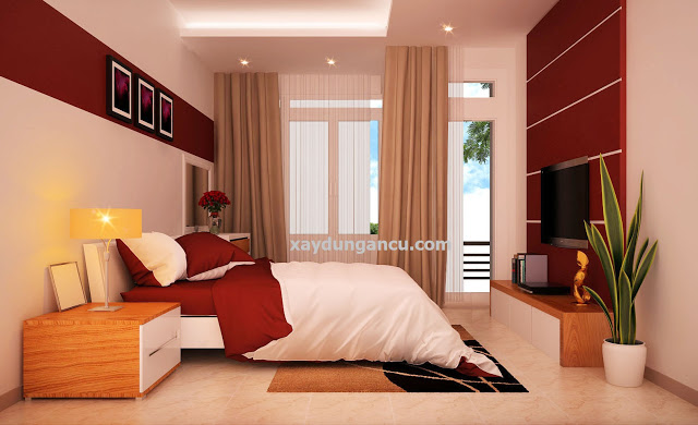 Mẫu phòng ngủ đẹp xây dựng An Cư thiết kế thi công