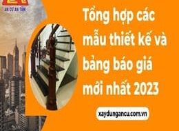 Bảng báo giá cầu thang inox tay vịn gỗ đẹp và mới nhất 2023
