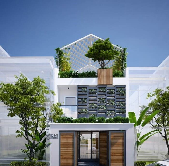 Ngôi nhà có không gian xanh mang lại sức sống mới trong lòng thành phố