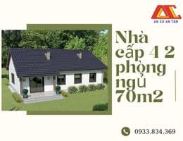 22+ mẫu nhà cấp 4 2 phòng ngủ 70m2 nhỏ gọn hiện đại nhất 2023