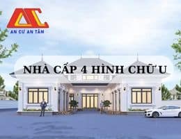 Top 12+ mẫu nhà cấp 4 hình chữ U đẹp, hiện đại, ấn tượng 2023