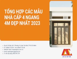 Tổng hợp các mẫu nhà cấp 4 ngang 4m đẹp nhất 2023