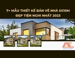 7+ MẪU THIẾT KẾ BẢN VẼ NHÀ 5X10M ĐẸP TIỆN NGHI NHẤT 2023