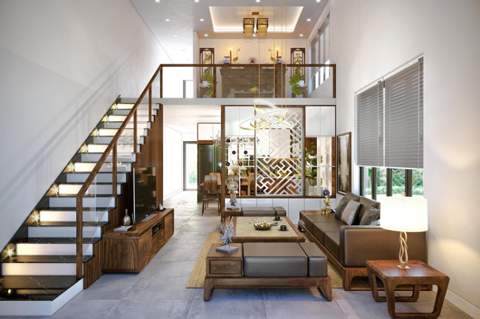 Thiết kế đơn giản, tiết kiệm chi phí, phù hợp gia đình nhỏ muốn tối ưu không gian sử dụng hiệu quả