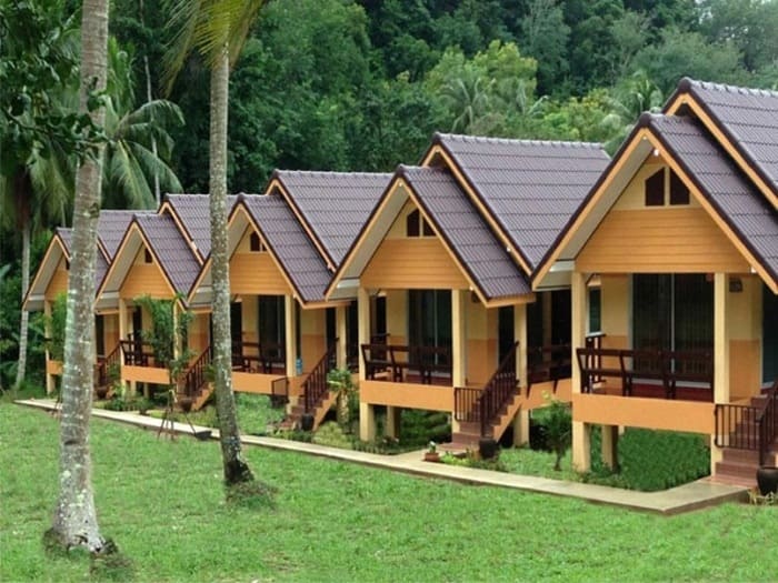 Mẫu nhà bungalow mái thái
