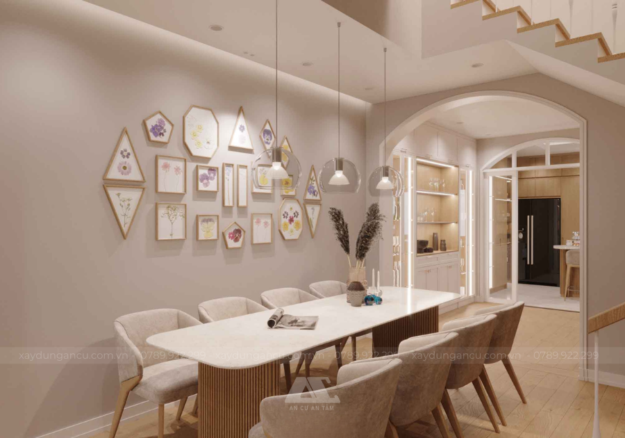 Không gian ấm cúng với sắc gỗ tự nhiên, nội thất tinh giản theo phong cách sống tối giản hiện đại