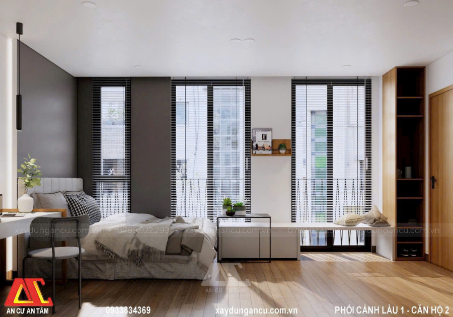 Hinh anh thiet ke noi that ben trong can ho dich vu