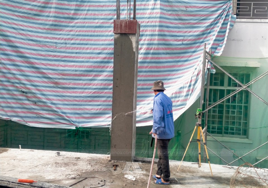 Kiểm tra chất lượng và bảo dưỡng bê tông cột