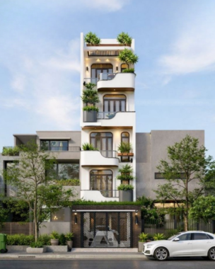 Mẫu nhà ở kết hợp văn phòng 10