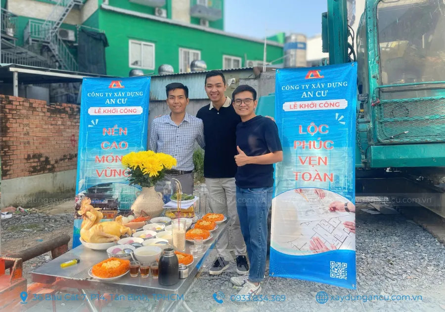 Lễ khởi công căn hộ dịch vụ Anh Hoàng - Thủ Đức