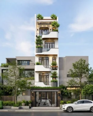 Thiết kế nhà ở kết hợp văn phòng Anh Ngọc - Thủ Đức