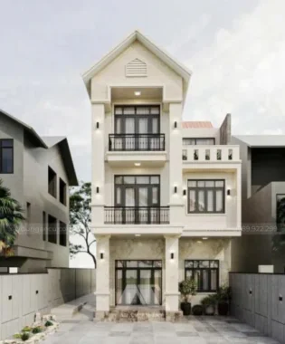 Phối cảnh 3D biệt thự tân cổ điển Chú Lâm - Bình Chánh