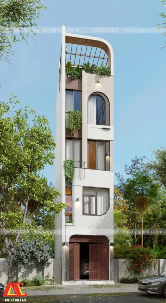 Phối cảnh 3D nhà phố hiện đại Anh Thoại - Bình Thạnh