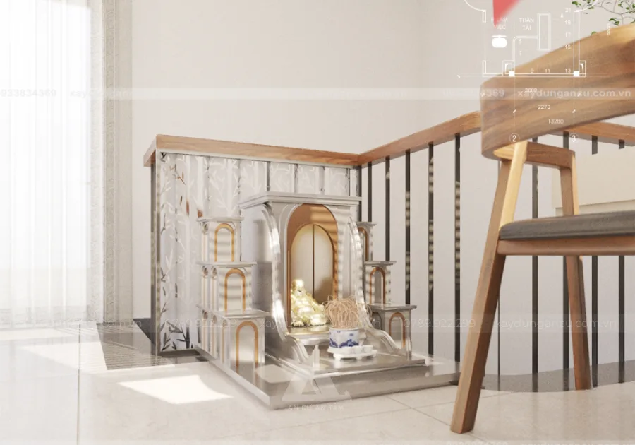 Phối cảnh 3D nhà phố Anh Thoại - Bình Thạnh