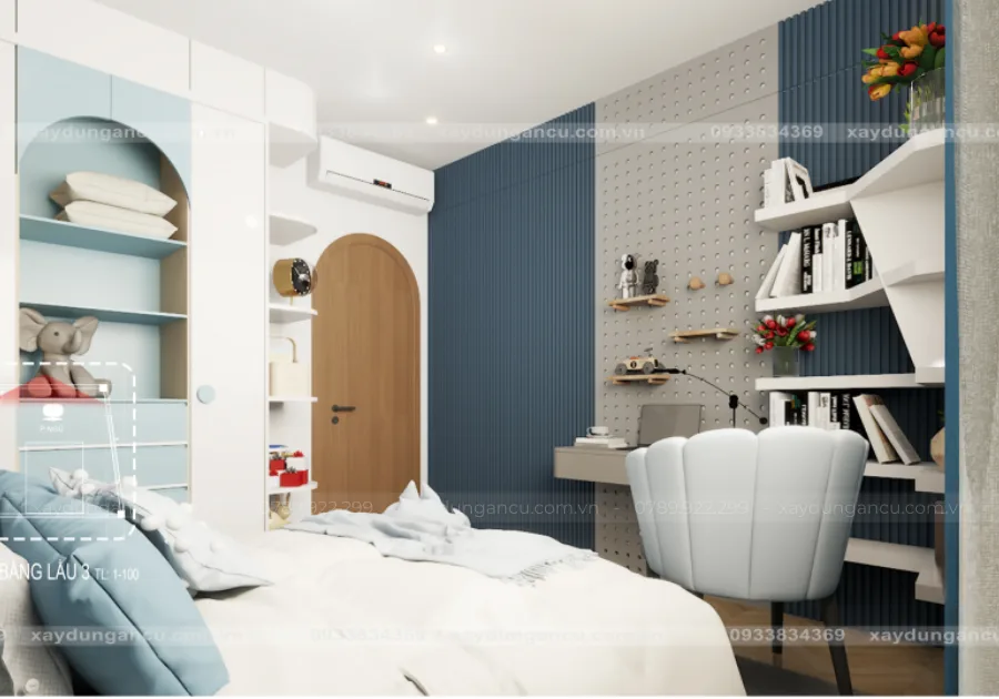 Phối cảnh 3D nhà phố Anh Thoại - Bình Thạnh
