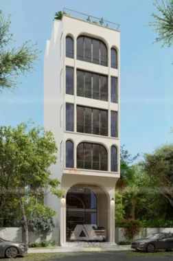 Phối cảnh 3D nhà phố hiện đại Thầy Tuệ - Quận 3