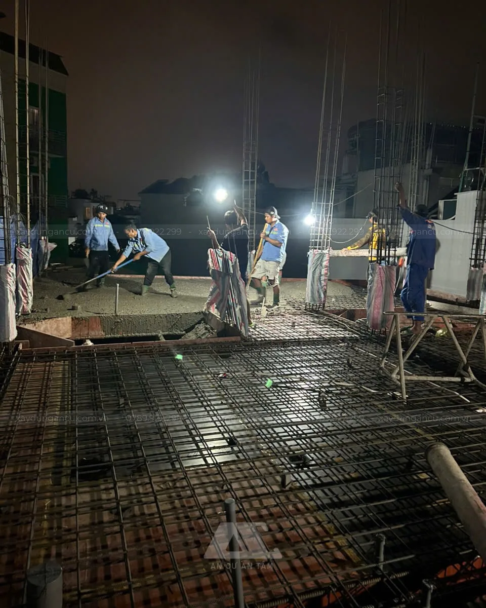 Thi công căn hộ dịch vụ Anh Hoàng - Thủ Đức