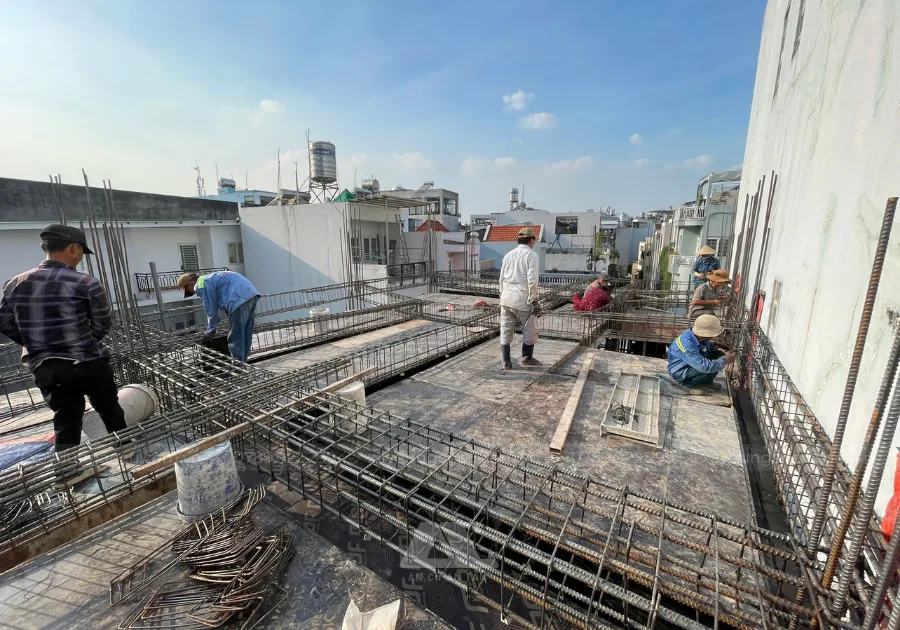 Thi công căn hộ dịch vụ Anh Sơn - Bình Thạnh