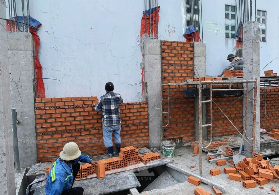 Thi công căn hộ dịch vụ Anh Sơn - Bình Thạnh