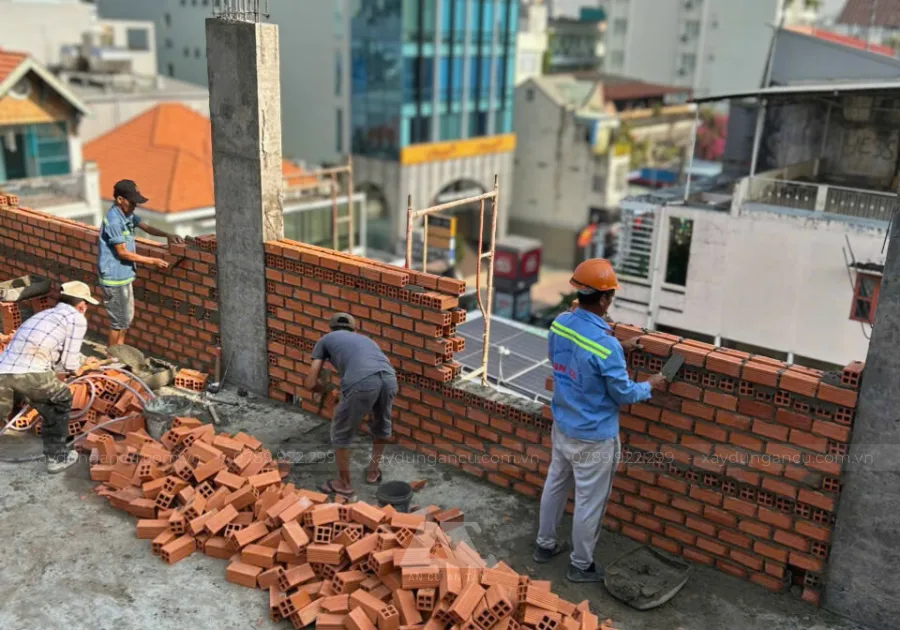 Thi công hoàn thiện căn hộ dịch vụ Chị Quỳnh - Bình Thạnh
