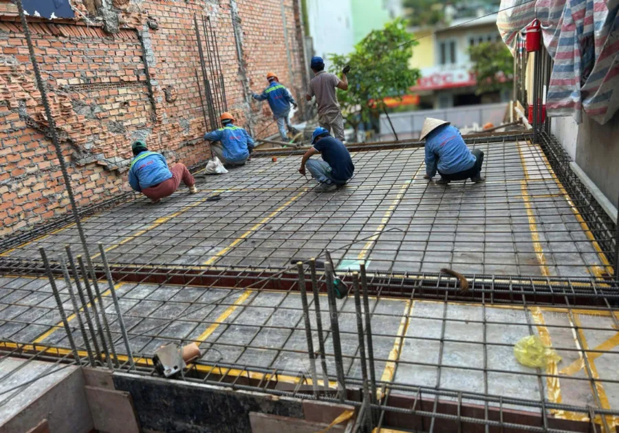Thi công nhà phố Thầy Tuệ - Quận 3