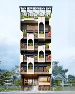 Thiết kế căn hộ dịch vụ Anh Quang - Nhà Bè