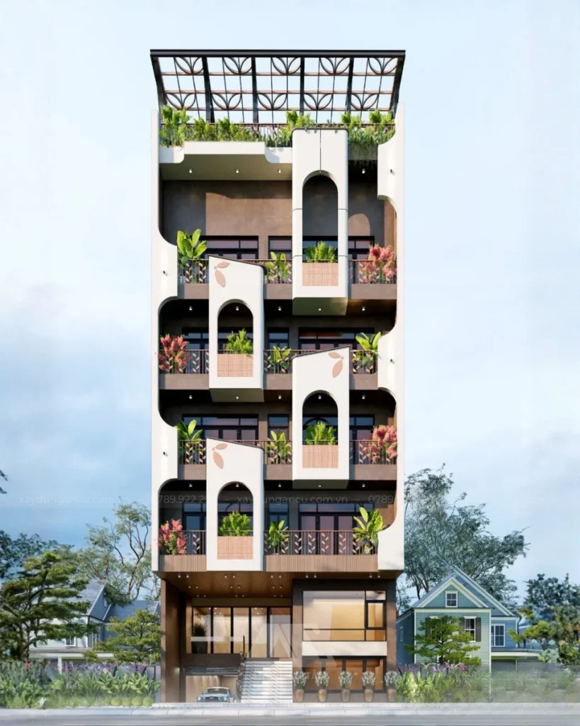 Thiết kế căn hộ dịch vụ Anh Quang - Nhà Bè