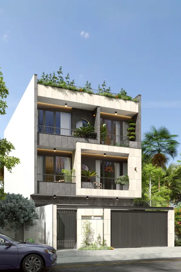Thiết kế căn hộ dịch vụ Chị Hoa - Bình Tân